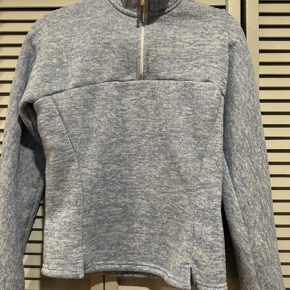 Women's Patagonia Synchilla Light Blue Quarter-Zip Pullover